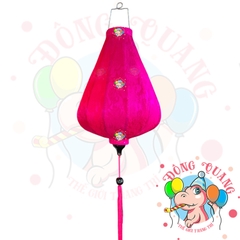 Lồng đèn Hội An vải gấm - dáng kim cương