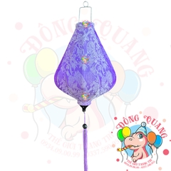 Lồng đèn Hội An vải gấm - dáng kim cương