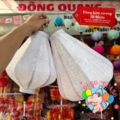 Lồng đèn Hội An vải gấm - dáng kim cương