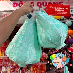 Lồng đèn Hội An vải gấm - dáng kim cương