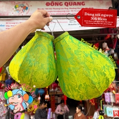 Lồng đèn Hội An vải gấm - dáng tỏi ngược