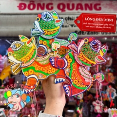 Đèn giấy kiếng khung nhựa mini loại 3