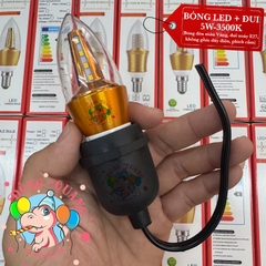 Bóng đèn LED gắn lồng đèn Hội An