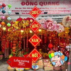 Bộ 4 tấm Liễn - Khánh vuông treo Tết