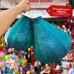 Lồng đèn Hội An vải gấm - dáng tỏi ngược