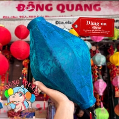 Lồng đèn Hội An vải gấm - dáng na