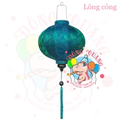 Lồng đèn Hội An vải gấm - dáng tròn