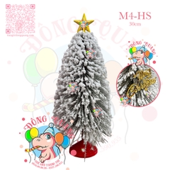 Cây thông mini lá cước phủ tuyết