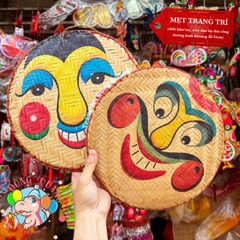Mẹt tre trang trí dân gian