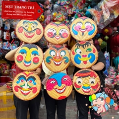 Mẹt tre trang trí dân gian