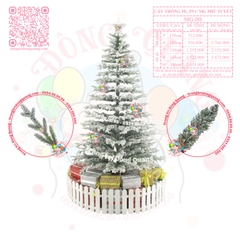 Cây thông PE, PVC MG phủ tuyết