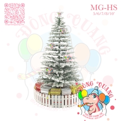 Cây thông PE, PVC MG phủ tuyết