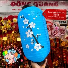Lồng đèn Nhật Bản vải trụ Hoa Anh Đào (cặp)