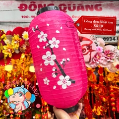 Lồng đèn Nhật Bản vải trụ Hoa Anh Đào (cặp)