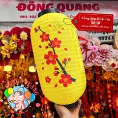 Lồng đèn Nhật Bản vải trụ Hoa Anh Đào (cặp)