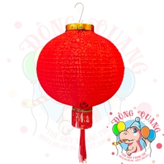 Lồng đèn nhung hoa văn ẩn (cặp)