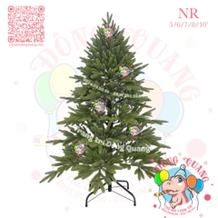 Cây thông toàn bộ lá PE (cành tự động xoè)