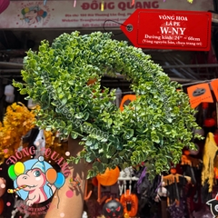 Vòng hoa lá PE trang trí (W-NY)