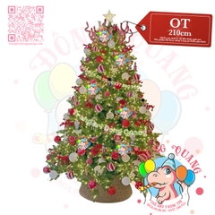 Cây thông 3 loại lá PE (cành tự động xoè)