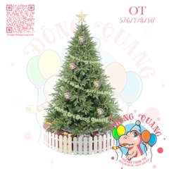 Cây thông 3 loại lá PE (OT - cành tự động xoè)