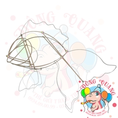 Khung lồng đèn tre