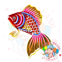 Đèn Trung thu Cá chép nhảy giấy kiếng (cỡ lớn)