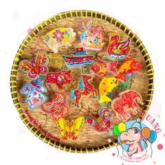 Combo lồng đèn mini nhựa 2 mảnh