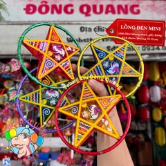 Đèn giấy kiếng khung nhựa mini loại 3