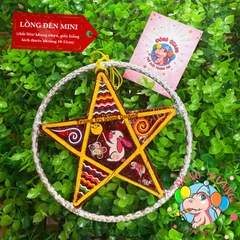 Đèn giấy kiếng khung nhựa mini loại 3