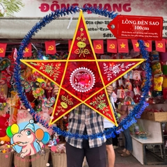 Đèn Trung thu Ông sao giấy kiếng