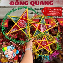 Đèn Trung thu Ông sao giấy kiếng