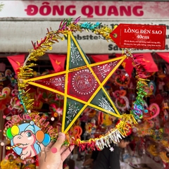 Đèn Trung thu Ông sao giấy kiếng