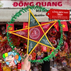 Đèn Trung thu Ông sao giấy kiếng