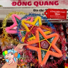 Đèn Trung thu Ông sao giấy kiếng