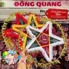 Đèn Trung thu Ông sao giấy kiếng