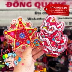 Combo lồng đèn mini nhựa 2 mảnh