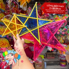 Đèn Trung thu Ngôi Sao giấy kiếng (25-40-50-60-80-100-120-150cm)