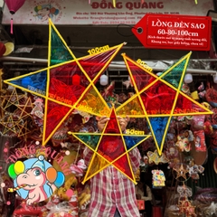 Đèn Trung thu Ngôi Sao giấy kiếng (25-40-50-60-80-100-120-150cm)