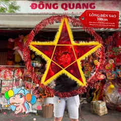 Đèn Trung thu Ông sao giấy kiếng