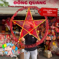 Đèn Trung thu Ông sao giấy kiếng