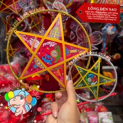 Đèn Trung thu giấy kiếng khung nhựa lớn 25cm