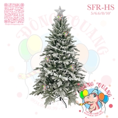 Cây thông PE-SFR phủ tuyết (cành tự động xoè)