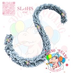 Sợi lá trang trí phủ tuyết