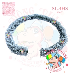 Sợi lá trang trí phủ tuyết