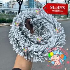 Sợi lá trang trí phủ tuyết