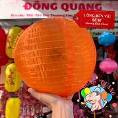 Lồng đèn vải tròn trơn