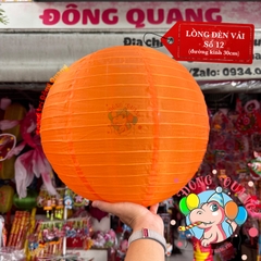 Lồng đèn vải tròn trơn