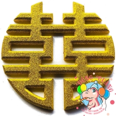 Chữ song Hỷ xốp tròn (4 màu)