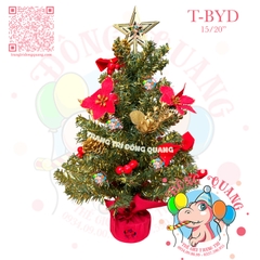 Cây thông mini xanh vàng (T-BYD)