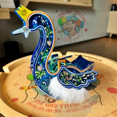 Đèn Trung thu giấy kiếng khung nhựa lớn 25cm